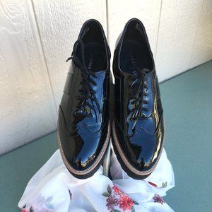 Black Patent Madden Girl Oxfords - 9M
